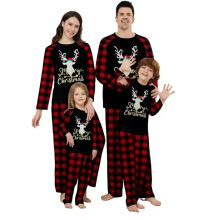 (Father-4XL) 2025 Christmas Matching Family Pajamas Merry Xmas Print Pjs Adult Child Sleepwear Set Baby Jumpsuit Dog Clothes