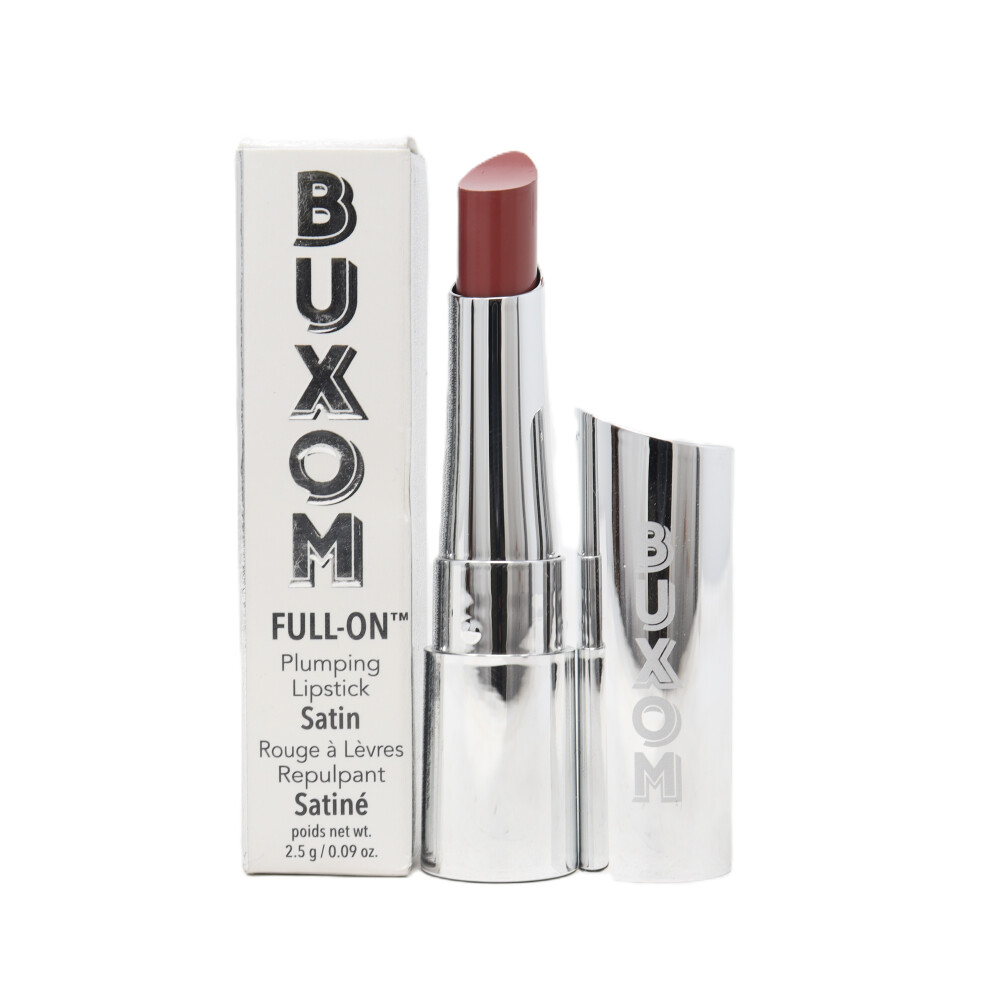 (Hush Hush) Buxom Full-On Satin Plumping Lipstick  0.09oz/2.5g New With Box