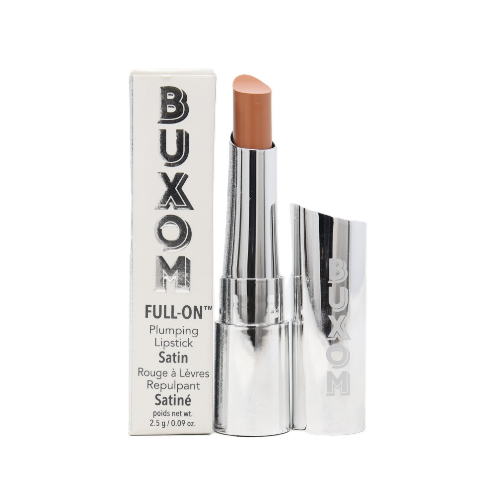 (Skin Tease) Buxom Full-On Satin Plumping Lipstick  0.09oz/2.5g New With Box