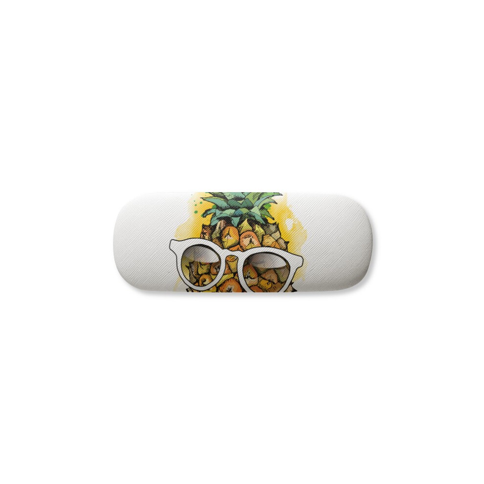 Diythinker Sunglasses Pineapple Tropical Fruit Glasses Case Eyeglasses Hard Shell Storage Spectacle Box