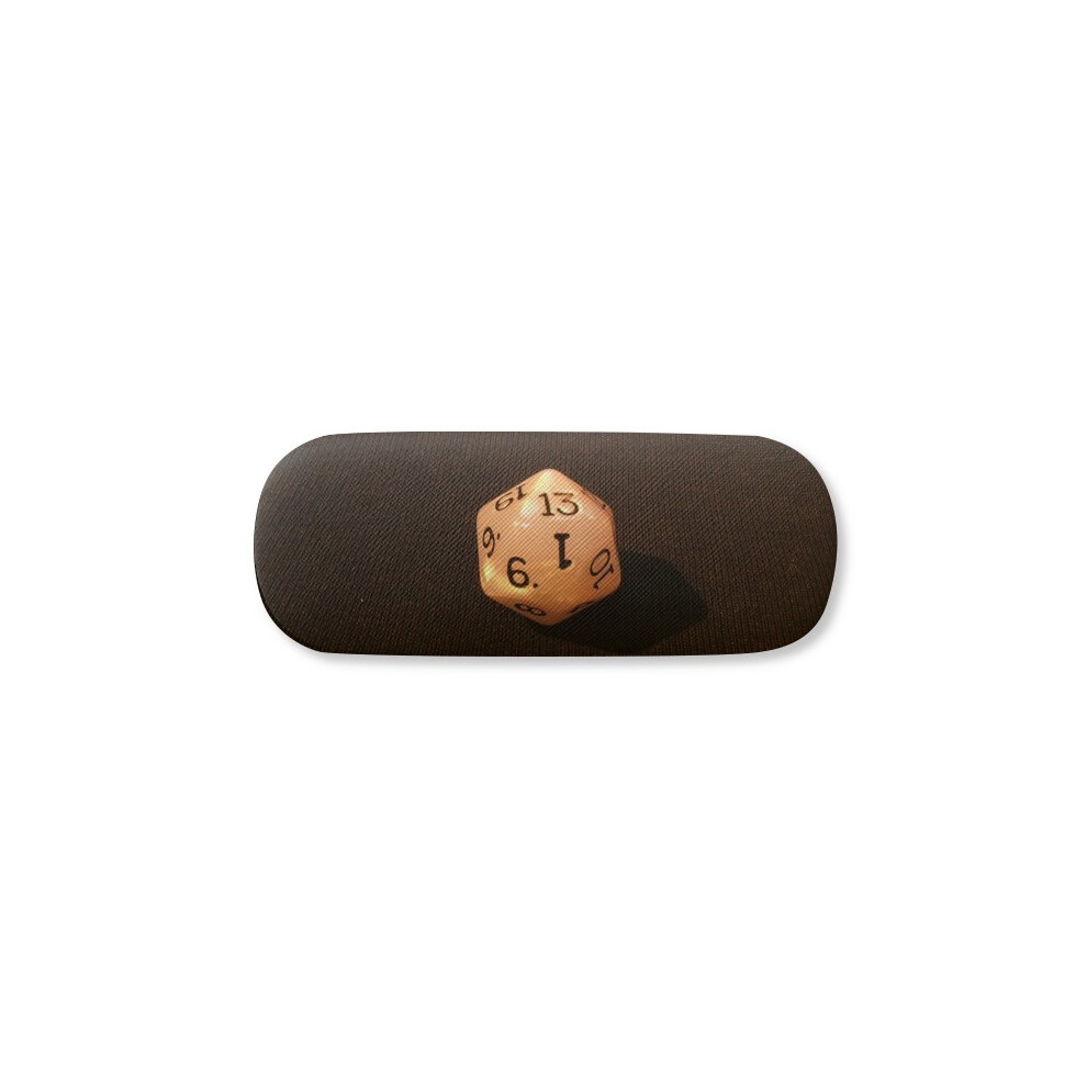Diythinker White Gambling Dice Photo Glasses Case Eyeglasses Hard Shell Storage Spectacle Box