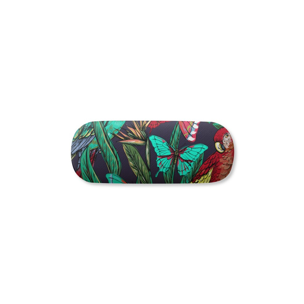 Diythinker Flower Bird Glasses Case Eyeglasses Hard Shell Storage Spectacle Box