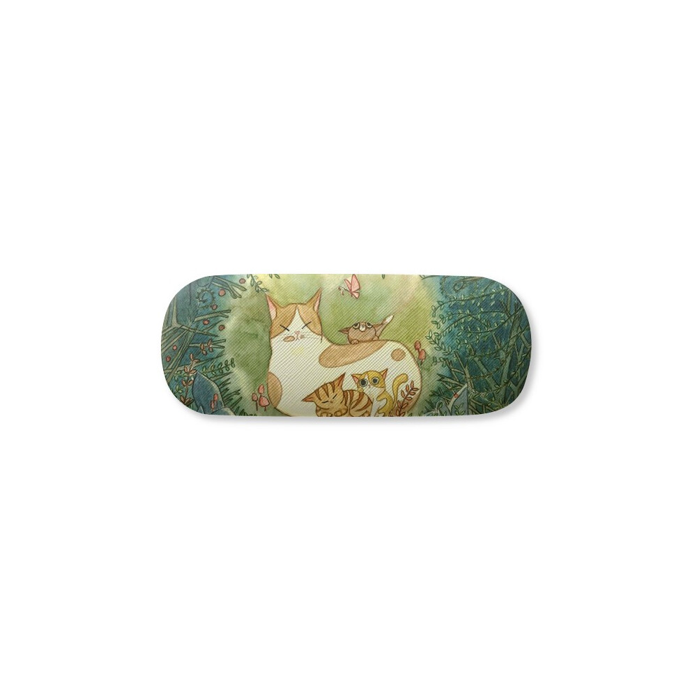 Diythinker Miaoji Painting Cat Faly Fantasy Glasses Case Eyeglasses Hard Shell Storage Spectacle Box