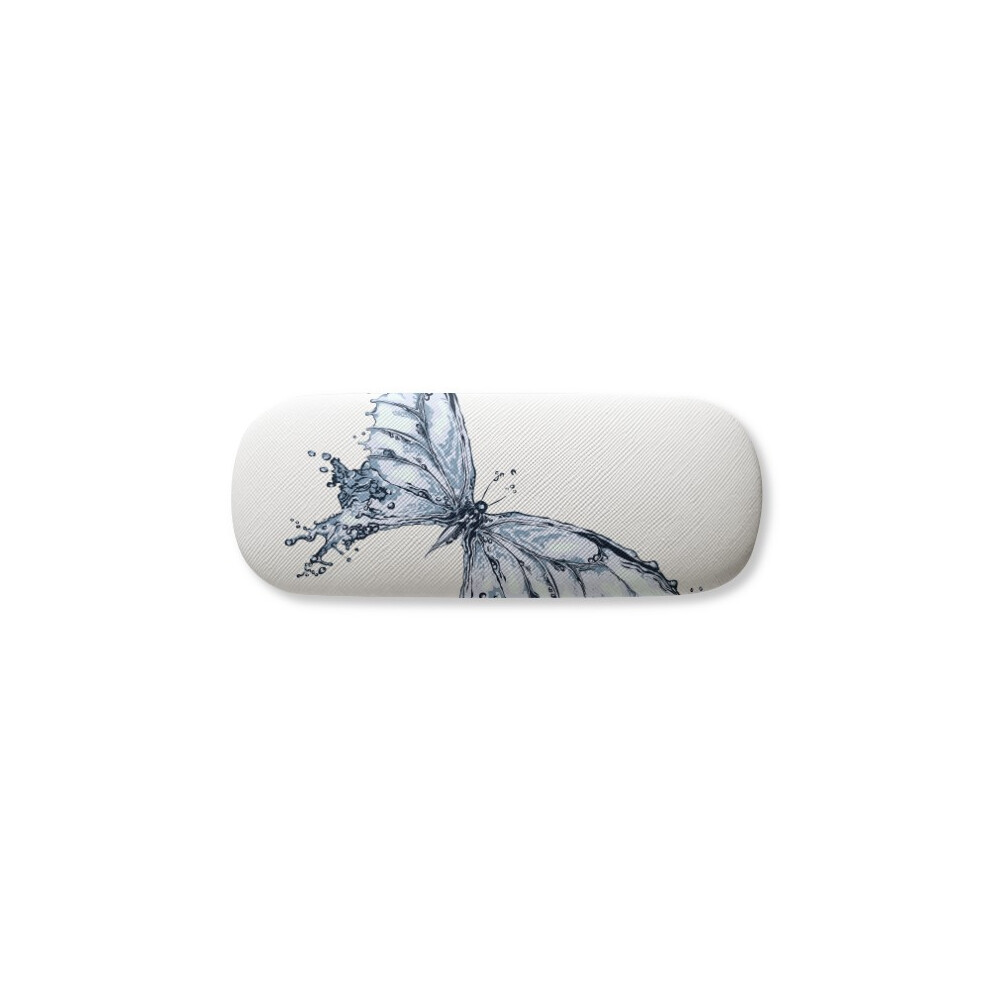 Diythinker Blue Kite Glasses Case Eyeglasses Hard Shell Storage Spectacle Box