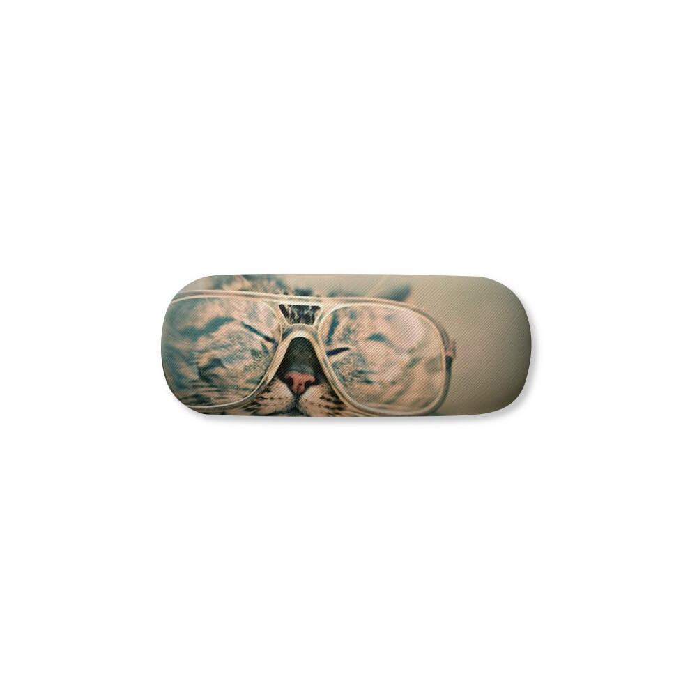 Diythinker Animal Glasses Cat Photograph Glasses Case Eyeglasses Hard Shell Storage Spectacle Box