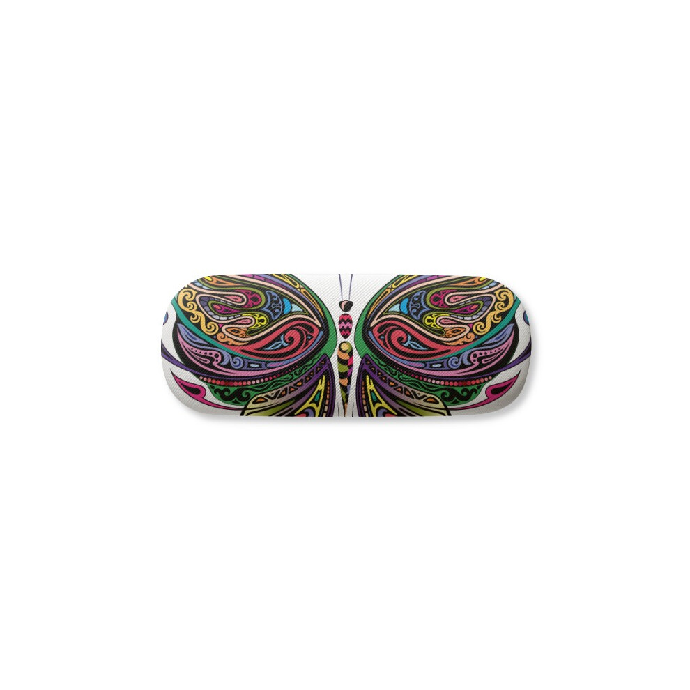 Diythinker Beautiful Colorful Decorative Wings Glasses Case Eyeglasses Hard Shell Storage Spectacle Box