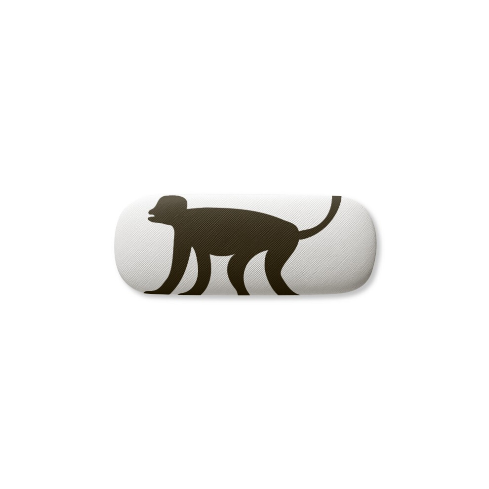 Diythinker Black Monkey Animal Portrayal Glasses Case Eyeglasses Hard Shell Storage Spectacle Box