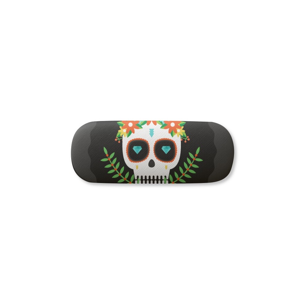 Diythinker Ls Of The Mexico Day Of Dead Glasses Case Eyeglasses Hard Shell Storage Spectacle Box