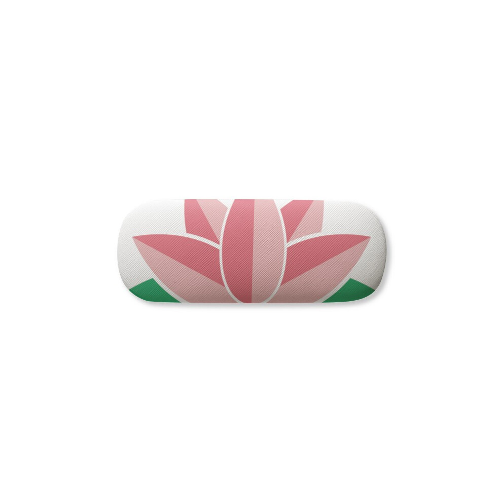 Diythinker Flower Lotus Lotus Flower Glasses Case Eyeglasses Hard Shell Storage Spectacle Box