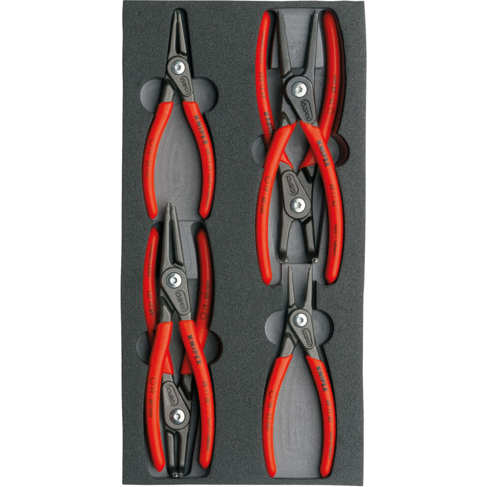 Knipex 00 20 01 V02 Circlip Pliers Set - 6 Piece