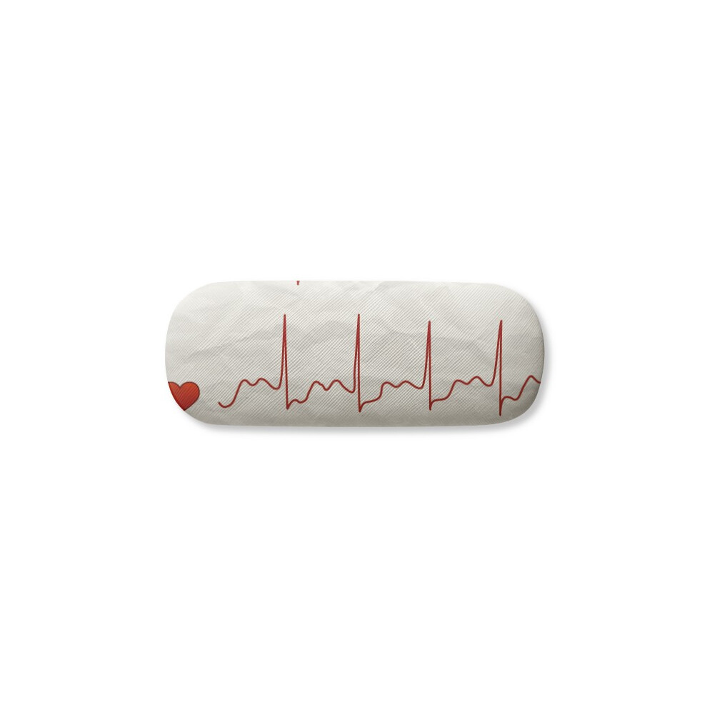 Diythinker Electrocardiogram Heart Design Glasses Case Eyeglasses Hard Shell Storage Spectacle Box
