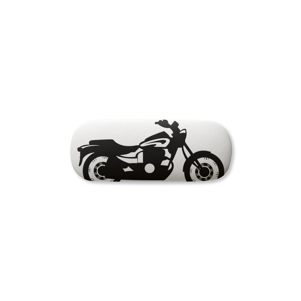 Diythinker Black Mechanical Motorcycle Illustration Glasses Case Eyeglasses Hard Shell Storage Spectacle Box