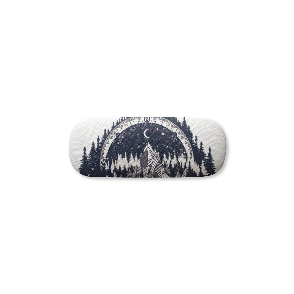 Diythinker Iceberg Moon Art Pattern Glasses Case Eyeglasses Hard Shell Storage Spectacle Box
