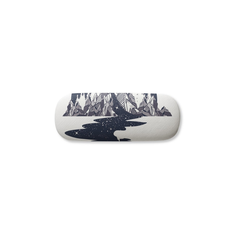Diythinker Iceberg Stream Stars Art Pattern Glasses Case Eyeglasses Hard Shell Storage Spectacle Box