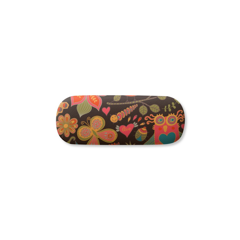 Diythinker Animals Fruits Revelry Glasses Case Eyeglasses Hard Shell Storage Spectacle Box