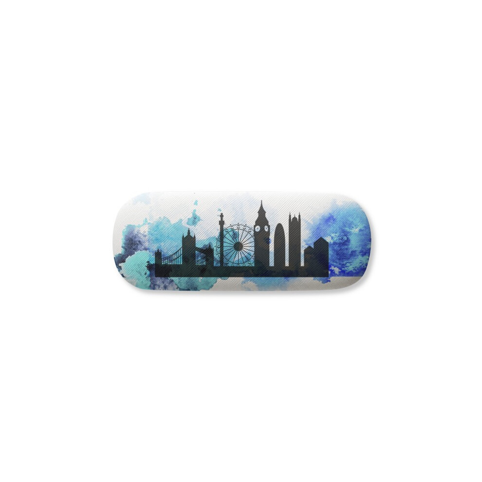 Diythinker London Tower Bridge Outline England Glasses Case Eyeglasses Hard Shell Storage Spectacle Box