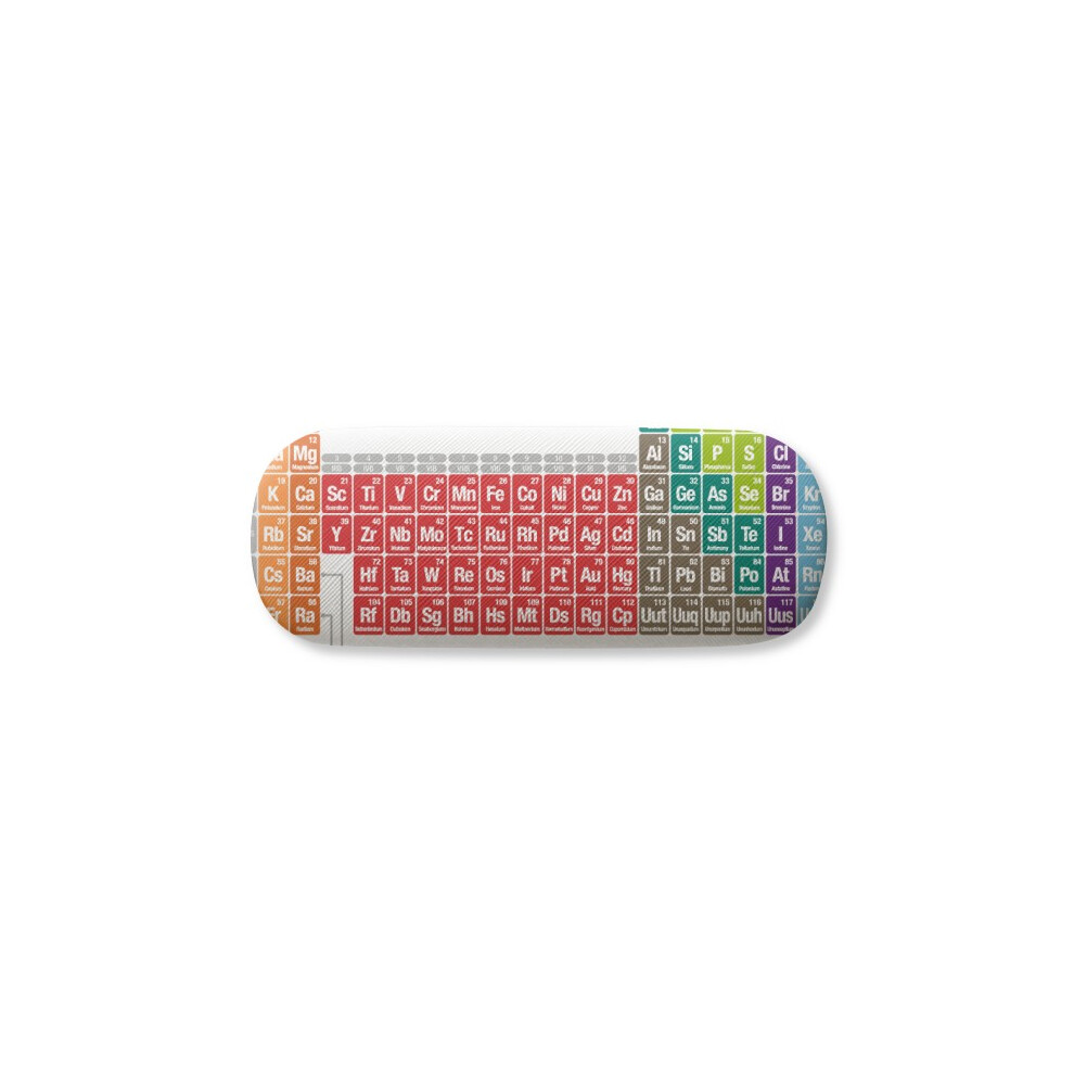 Diythinker Cute Succinct Color Chestry Periodic Table Glasses Case Eyeglasses Hard Shell Storage Spectacle Box