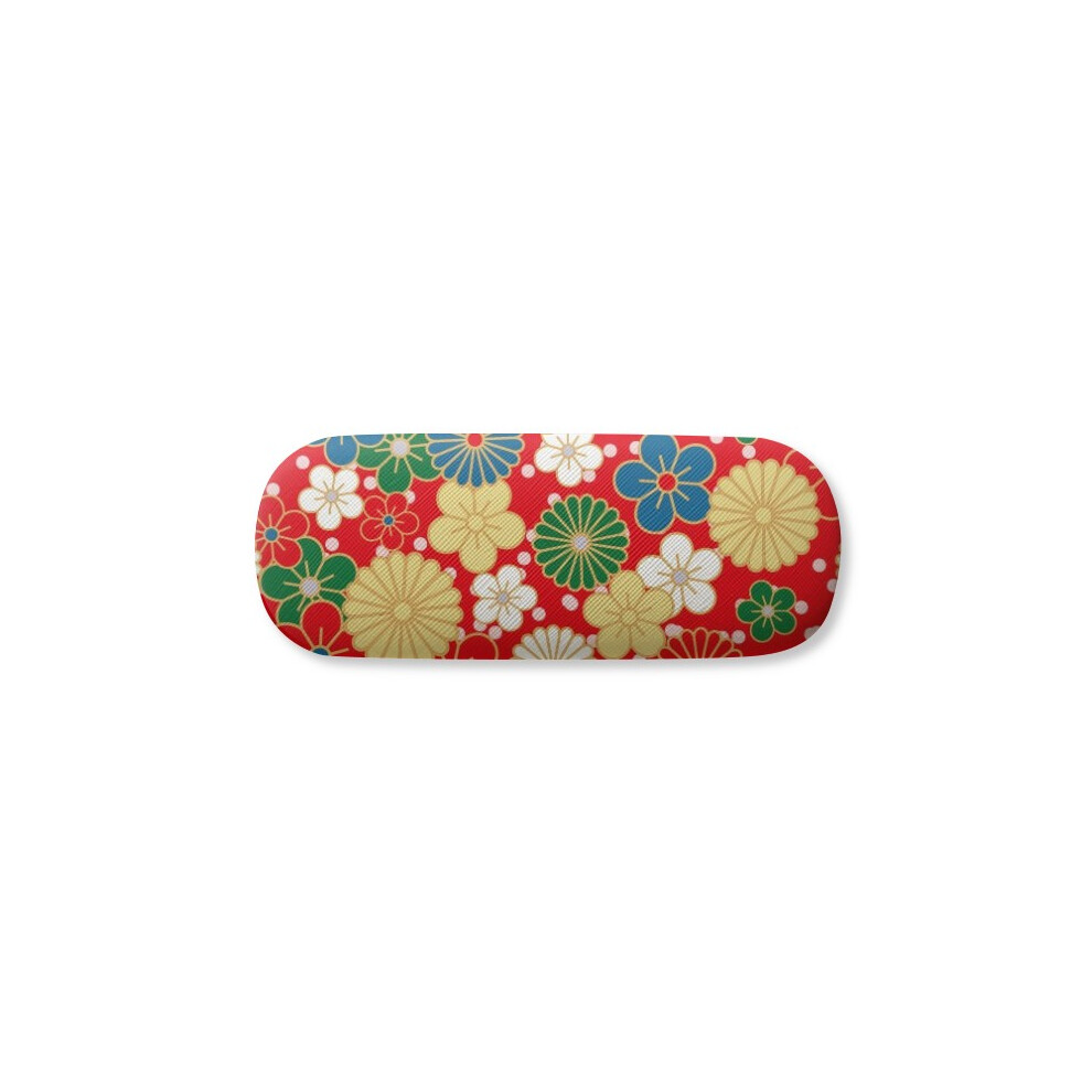 Diythinker Art Flowers Japan Japanese Style Glasses Case Eyeglasses Hard Shell Storage Spectacle Box