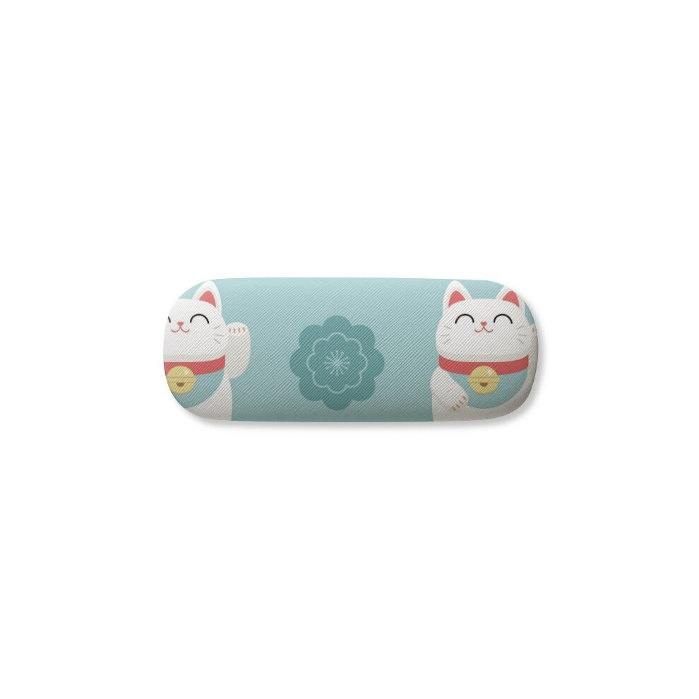 Diythinker Lucky Cats Totem Japan Glasses Case Eyeglasses Hard Shell Storage Spectacle Box