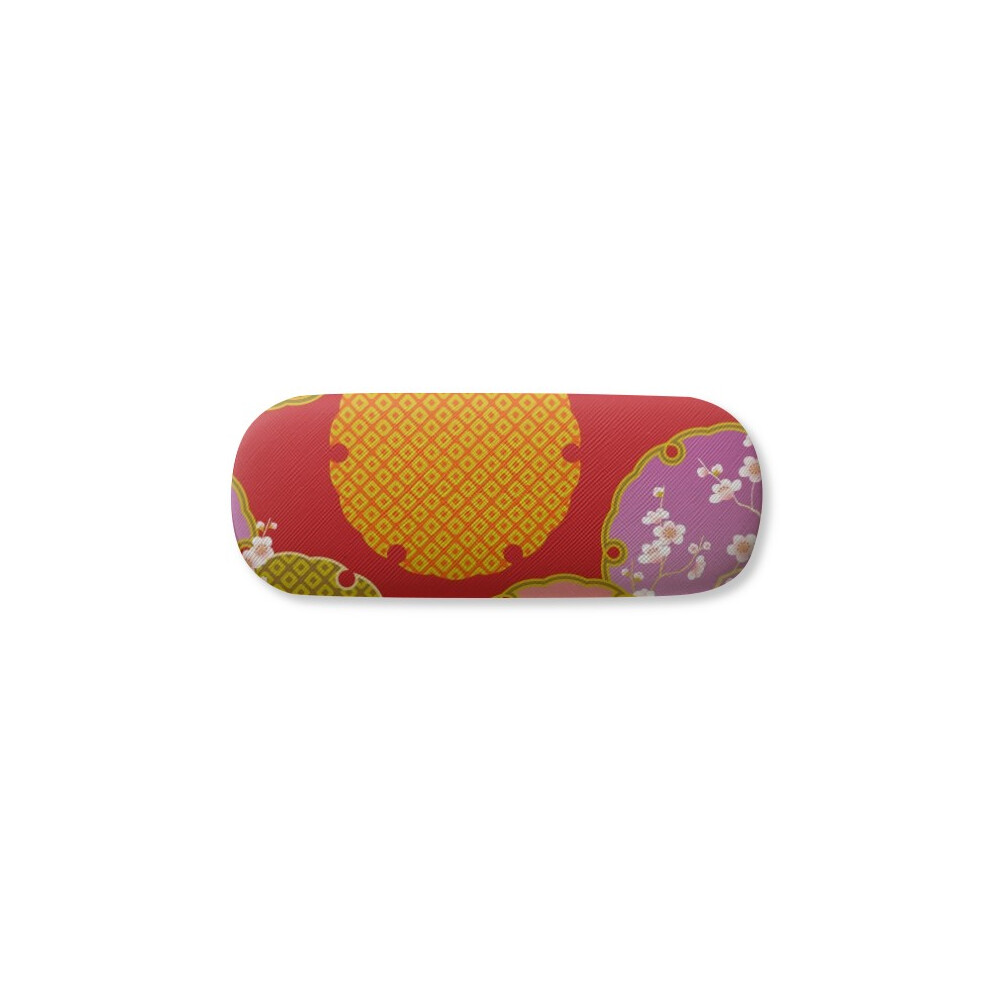 Diythinker Japan Art Japanese Style Crane Glasses Case Eyeglasses Hard Shell Storage Spectacle Box
