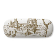 Florence Cathedral Italy Pattern Glasses Case Eyeglasses Hard Shell Storage Spectacle Box