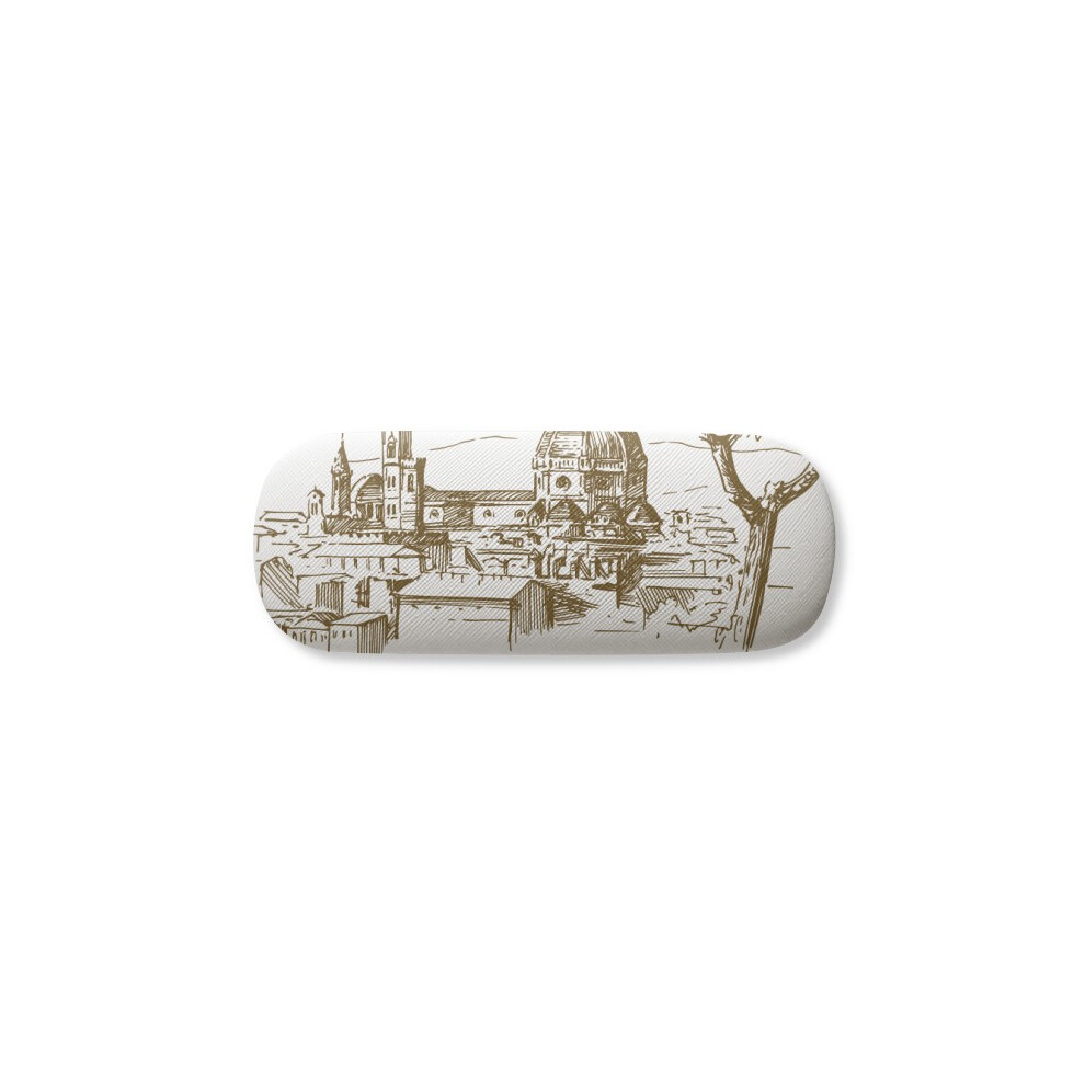 Diythinker Florence Cathedral Italy Pattern Glasses Case Eyeglasses Hard Shell Storage Spectacle Box