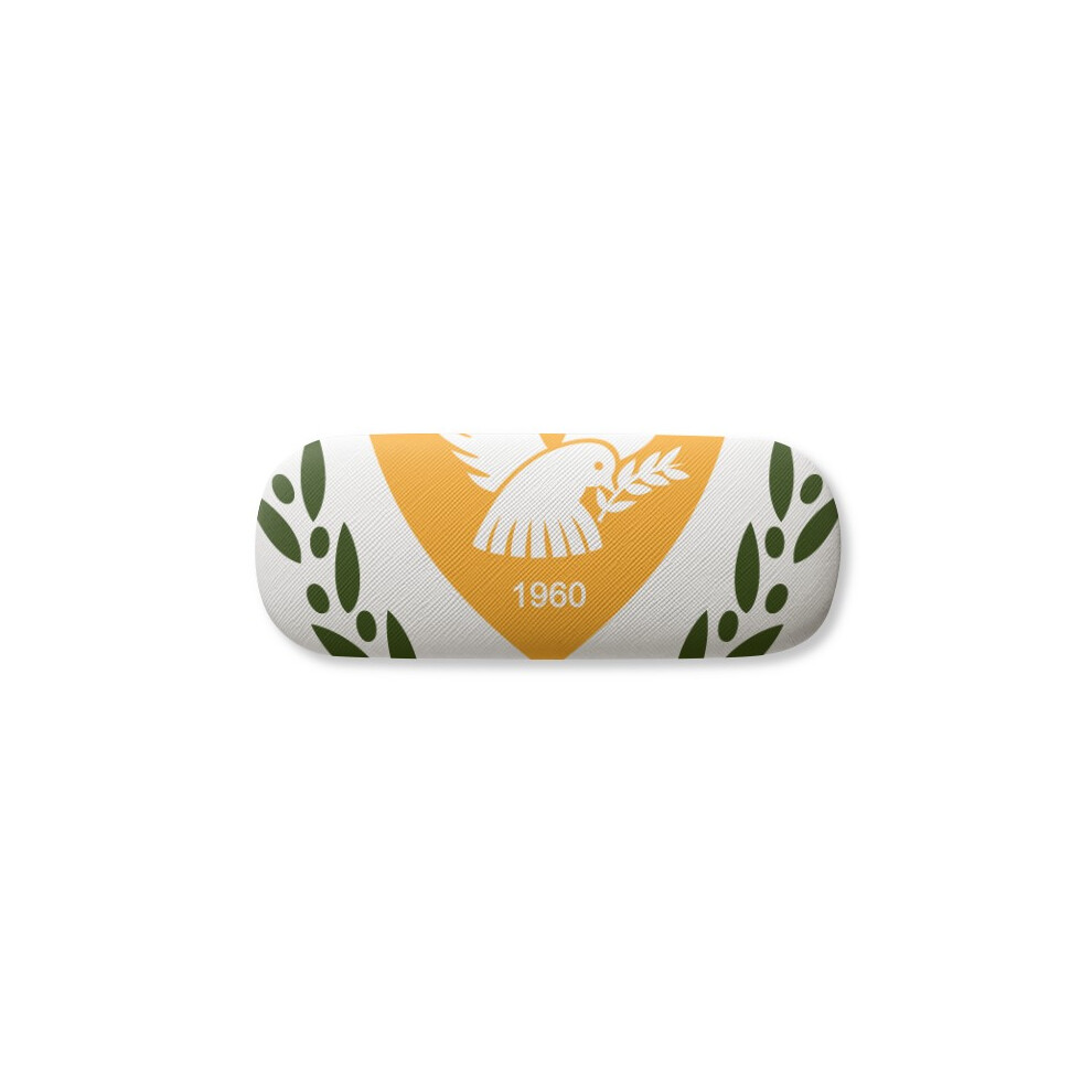 Diythinker Cyprus National Emblem Country Glasses Case Eyeglasses Hard Shell Storage Spectacle Box