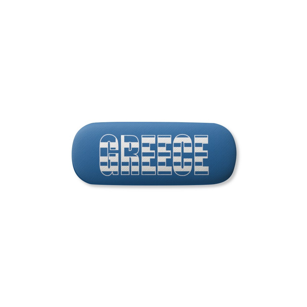Diythinker Greece Country Flag Name Glasses Case Eyeglasses Hard Shell Storage Spectacle Box