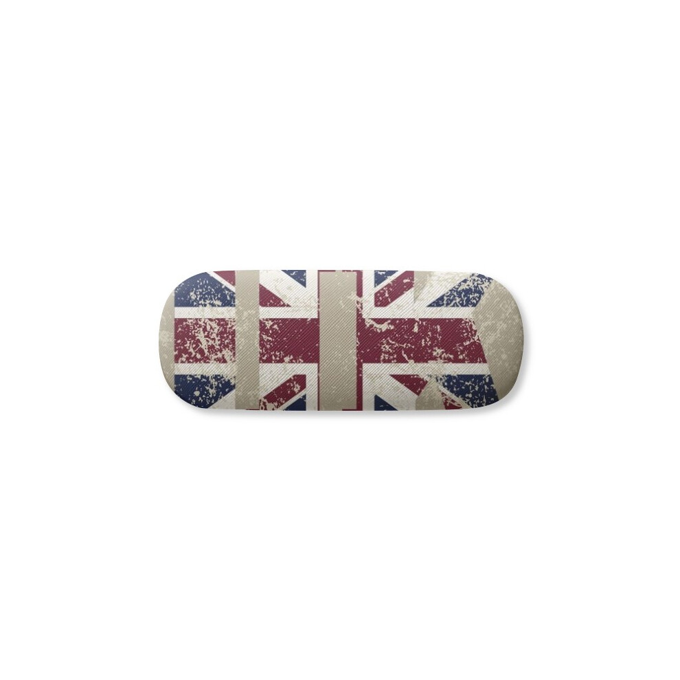 Diythinker London King Uk The Union Jack Flag Glasses Case Eyeglasses Hard Shell Storage Spectacle Box