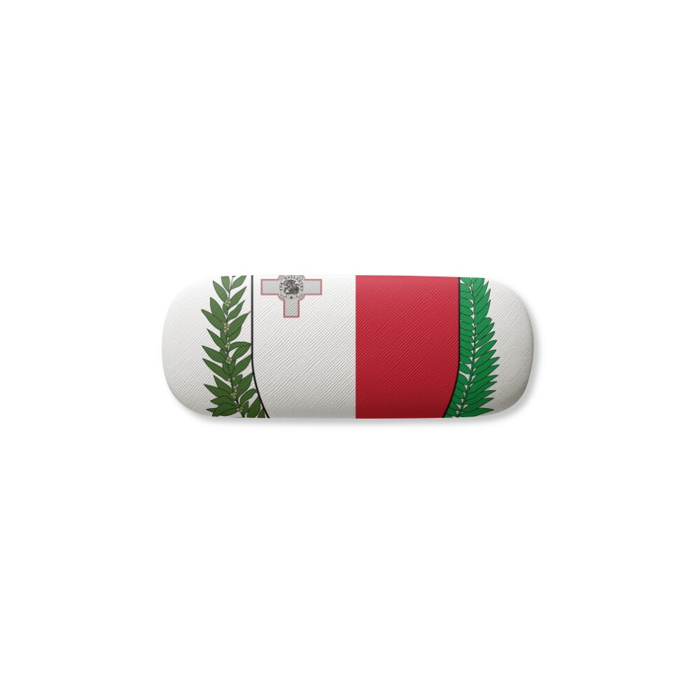 Diythinker Malta Eu National Emblem Glasses Case Eyeglasses Hard Shell Storage Spectacle Box