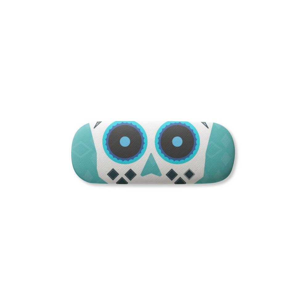 Diythinker Blue Eyes L Mexico National Culture Illustration Glasses Case Eyeglasses Hard Shell Storage Spectacle Box