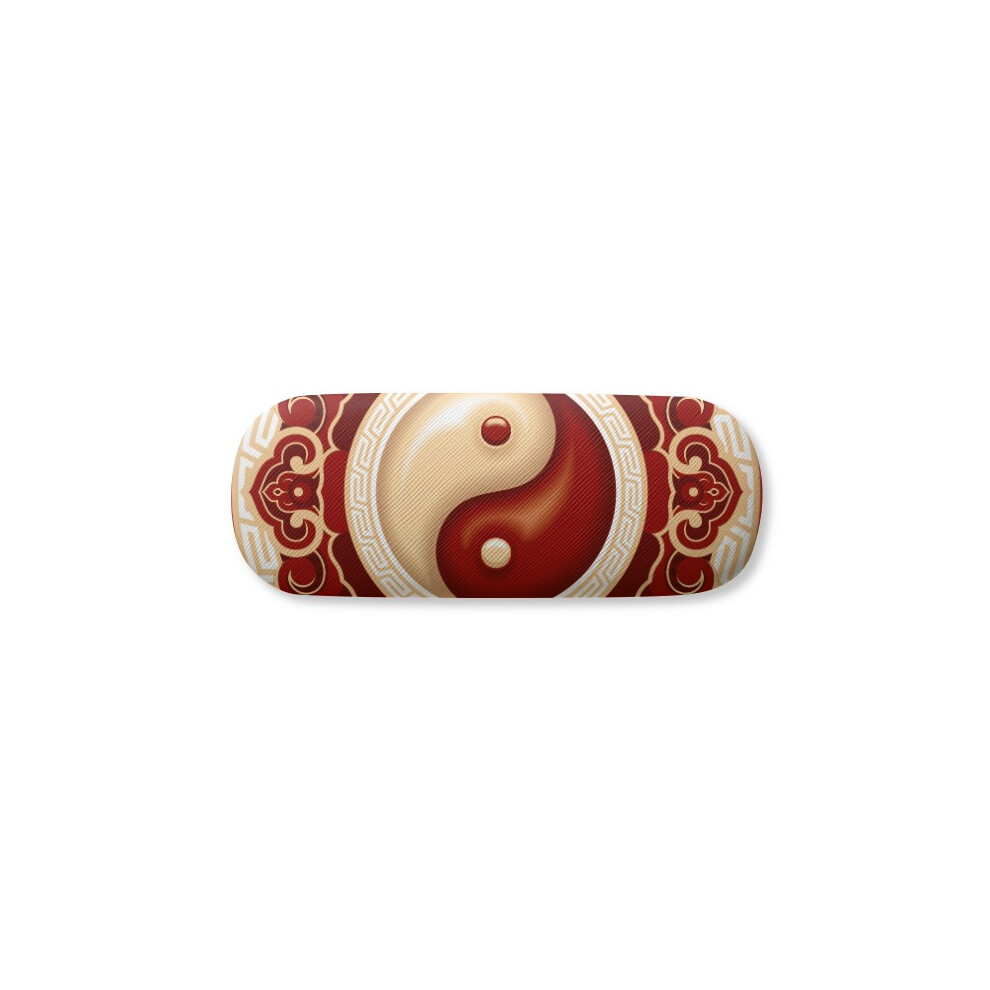 Diythinker China Taichi Pattern Eight Diagram Glasses Case Eyeglasses Hard Shell Storage Spectacle Box