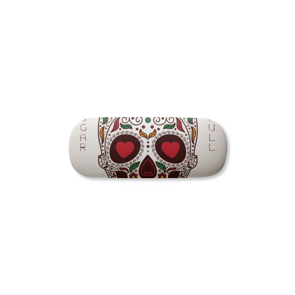 Diythinker White Flower Cirrus Eyes Sugar L Glasses Case Eyeglasses Hard Shell Storage Spectacle Box