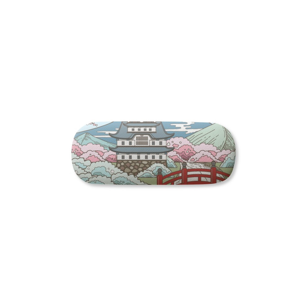 Diythinker Mount Japan Ukiyo-E Glasses Case Eyeglasses Hard Shell Storage Spectacle Box