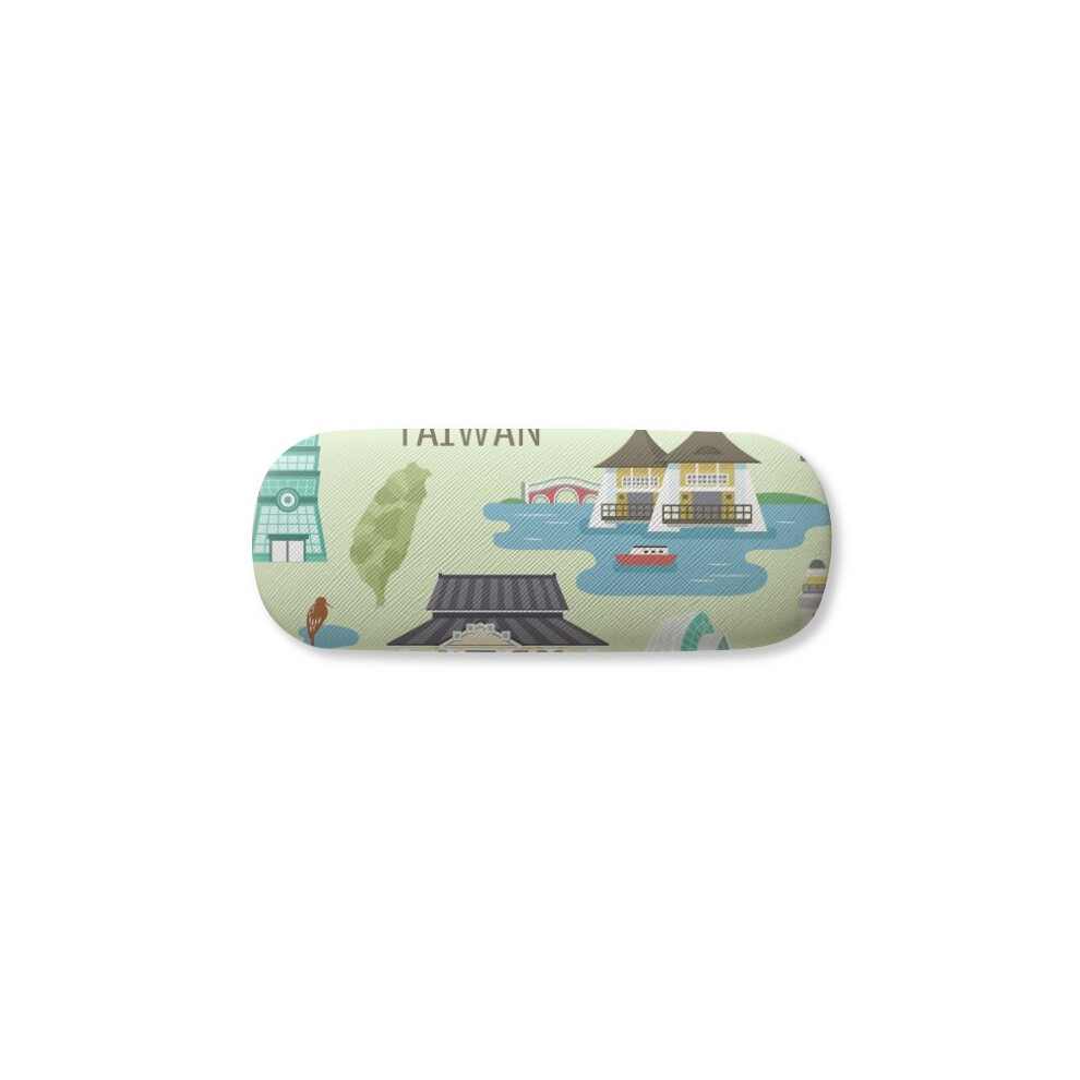 Diythinker Taiwan Travel China Confucius Temple Glasses Case Eyeglasses Hard Shell Storage Spectacle Box