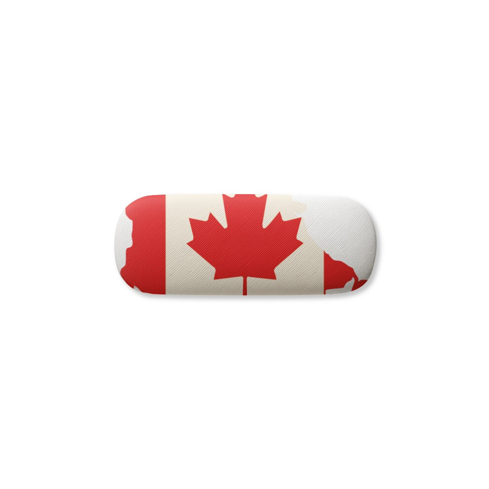Diythinker Red Maple Symbol Canada Country Flag Glasses Case Eyeglasses Hard Shell Storage Spectacle Box