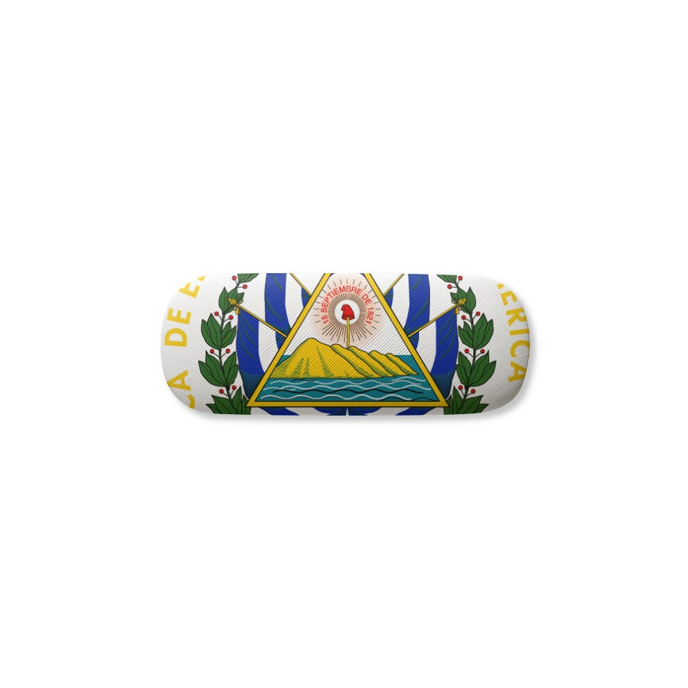 Diythinker San Salvador El Salvador National Emblem Glasses Case Eyeglasses Hard Shell Storage Spectacle Box