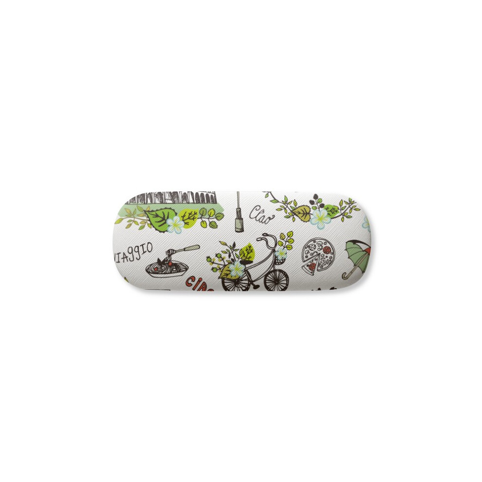 Diythinker Sp Roma Italy Graffiti Glasses Case Eyeglasses Hard Shell Storage Spectacle Box