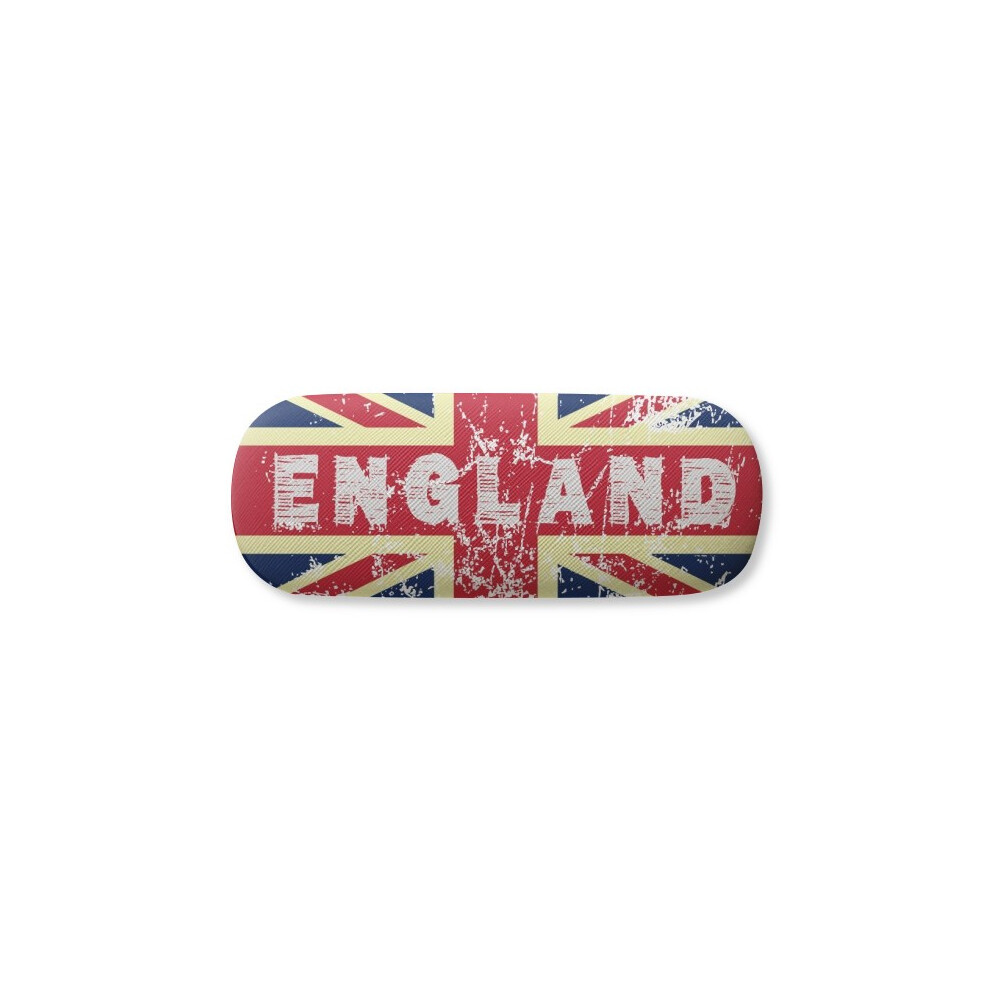 Diythinker Uk The Union Jack Flag Mark Illustration Glasses Case Eyeglasses Hard Shell Storage Spectacle Box
