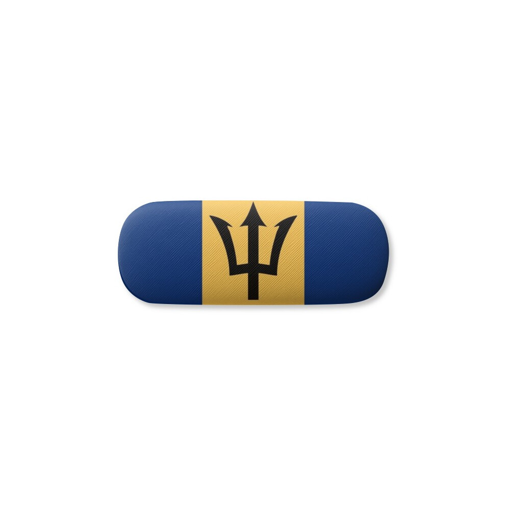 Diythinker Barbados National Flag North America Country Glasses Case Eyeglasses Hard Shell Storage Spectacle Box