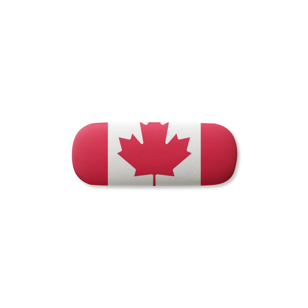 Diythinker Canada National Flag North America Country Glasses Case Eyeglasses Hard Shell Storage Spectacle Box