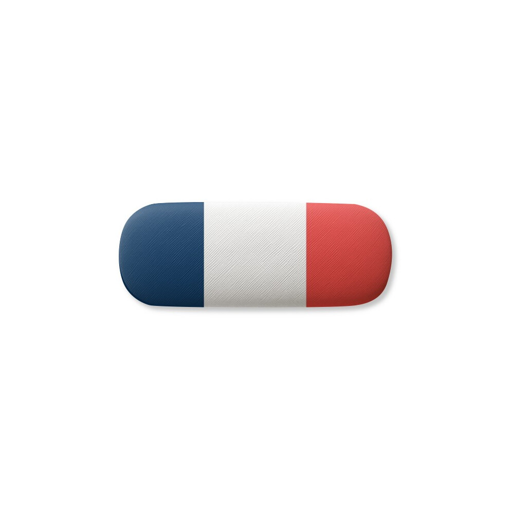 Diythinker France National Flag Eu Country Glasses Case Eyeglasses Hard Shell Storage Spectacle Box