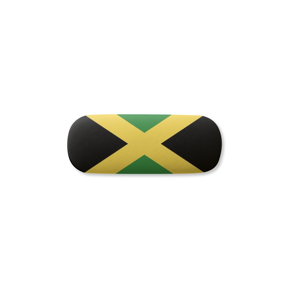 Diythinker Jamaica National Flag North America Country Glasses Case Eyeglasses Hard Shell Storage Spectacle Box