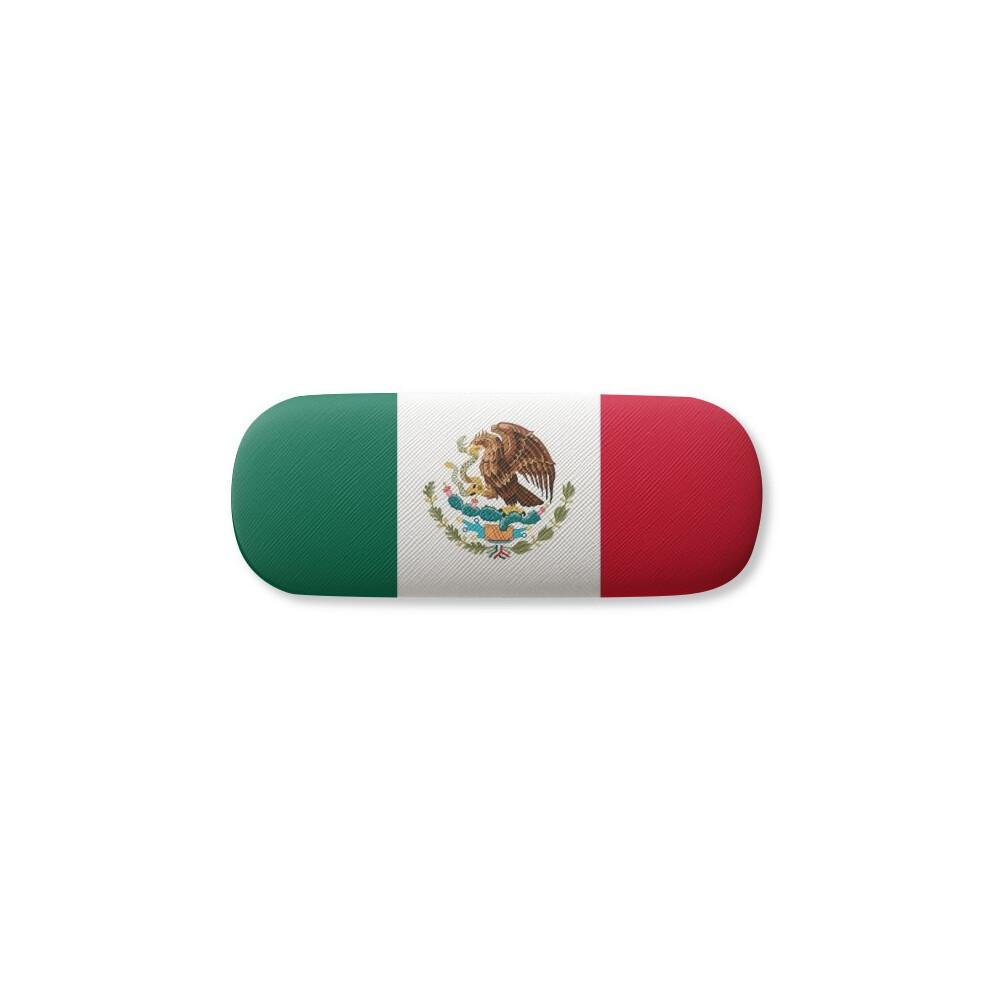 Diythinker Mexico National Flag North America Country Glasses Case Eyeglasses Hard Shell Storage Spectacle Box