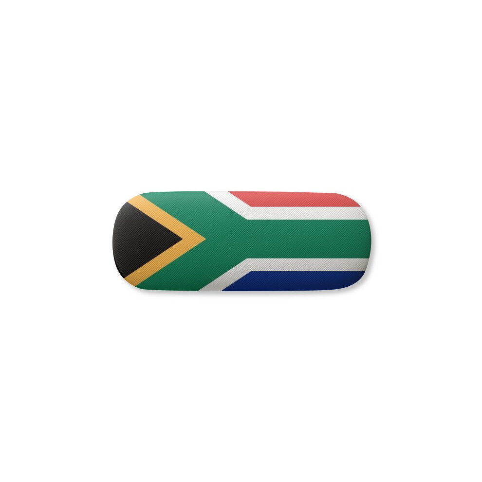 Diythinker South Africa National Flag Africa Country Glasses Case Eyeglasses Hard Shell Storage Spectacle Box