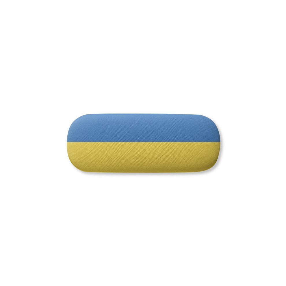 Diythinker Ukraine National Flag Eu Country Glasses Case Eyeglasses Hard Shell Storage Spectacle Box