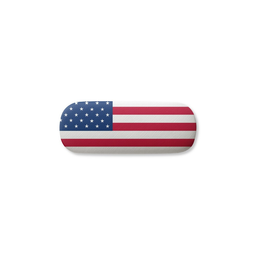 Diythinker Usa National Flag North America Country Glasses Case Eyeglasses Hard Shell Storage Spectacle Box