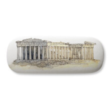 Acropolis of Athens of Greece Glasses Case Eyeglasses Hard Shell Storage Spectacle Box