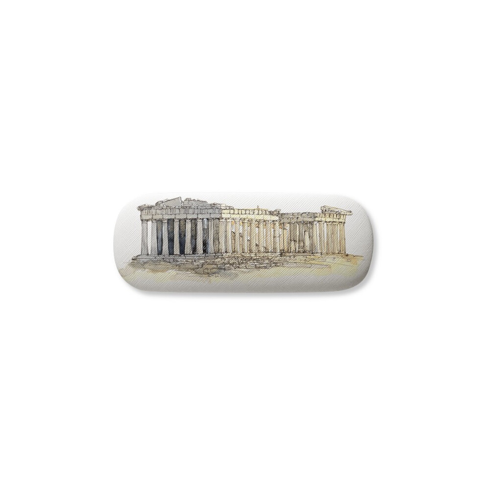 Diythinker Acropolis Of Athens Of Greece Glasses Case Eyeglasses Hard Shell Storage Spectacle Box