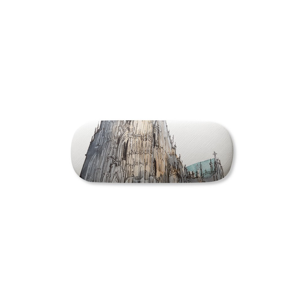 Diythinker Cologne Cathedral In Cologne Germany Glasses Case Eyeglasses Hard Shell Storage Spectacle Box